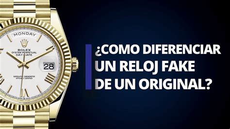 como identificar un rolex original de uno falso|rolex es real o falso.